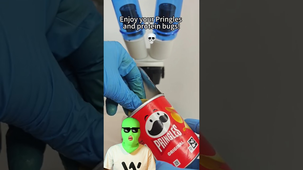 Are there bugs in snacks under the microscope?🔬😨