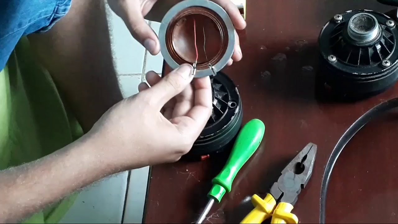 como troca reparo de driver para corneta