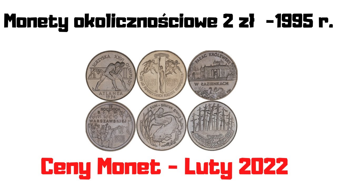 Monety okolicznościowe 2 zł - 1995 r.