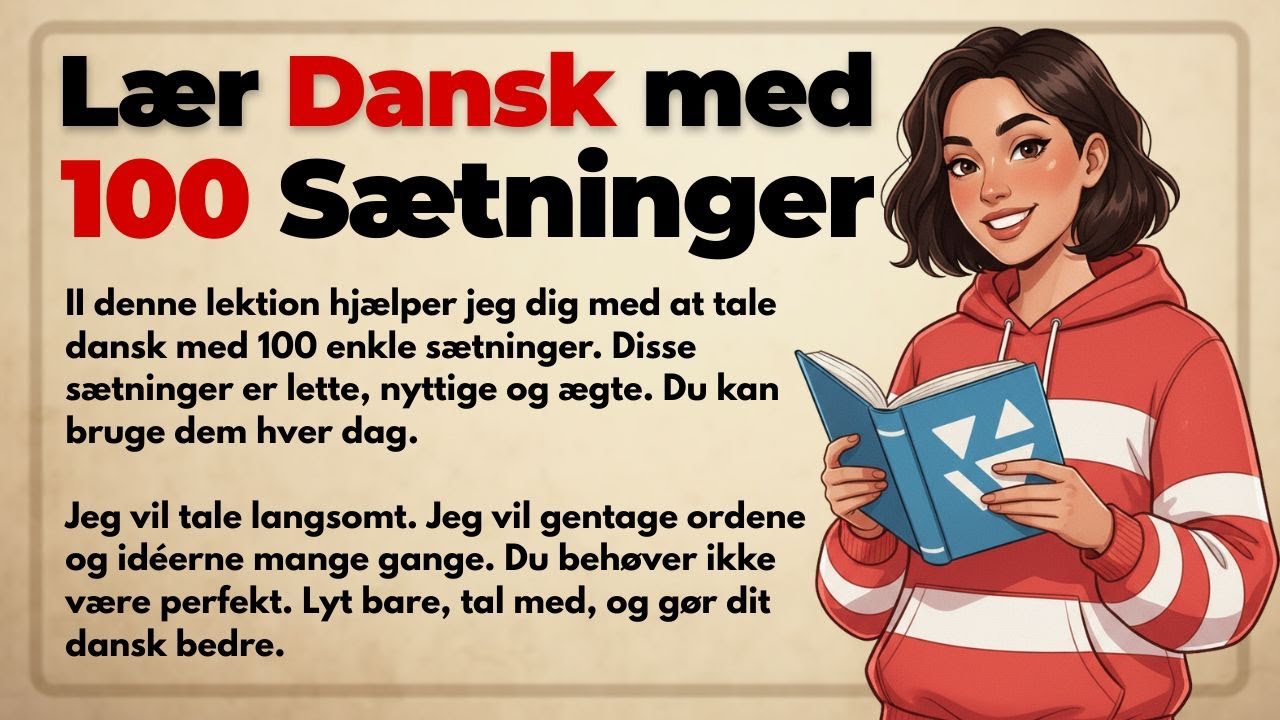 100 Essential Danish Phrases | Must-Know Expressions for A1–A2 Levels