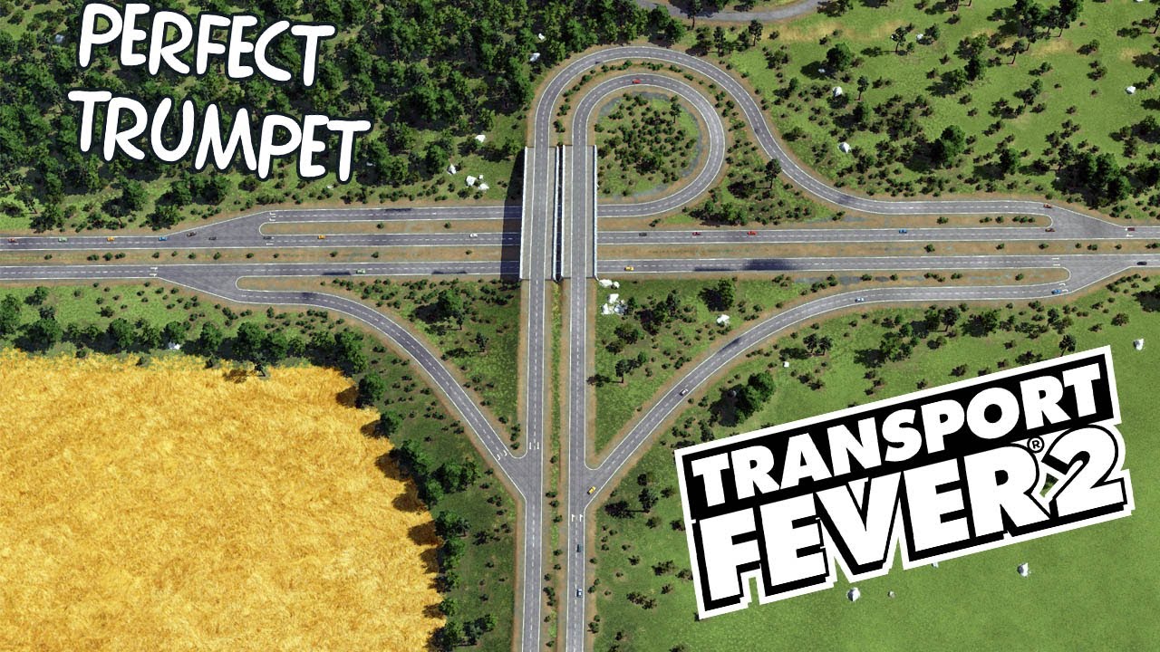 EASY Trumpet interchange tutorial (Vanilla) - Transport Fever 2