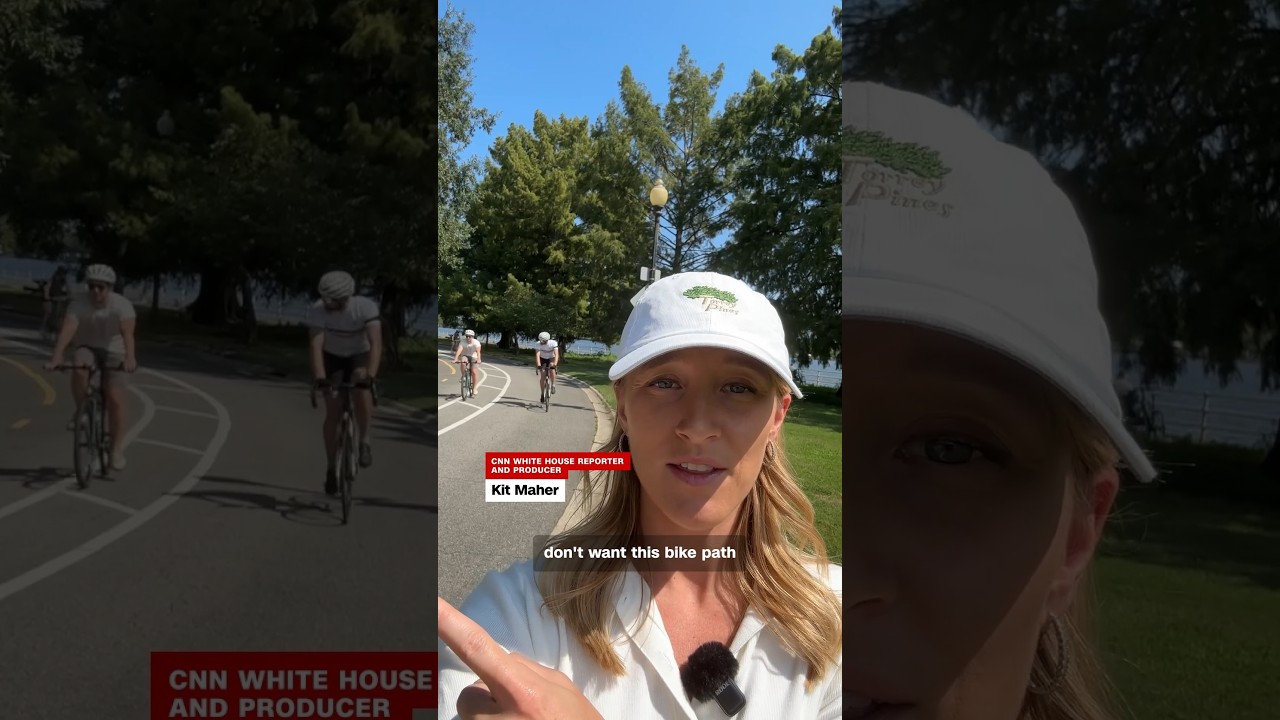 Cyclists protest Trump&rsquo;s proposed overhaul of East Potomac Park
