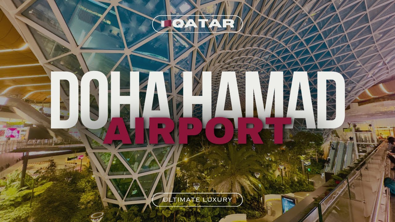 QATAR DOHA HAMAD AIRPORT 🇶🇦 WALKING TOUR THROUGH ULTIMATE LUXURY | 4K60FPS| DolbyVision