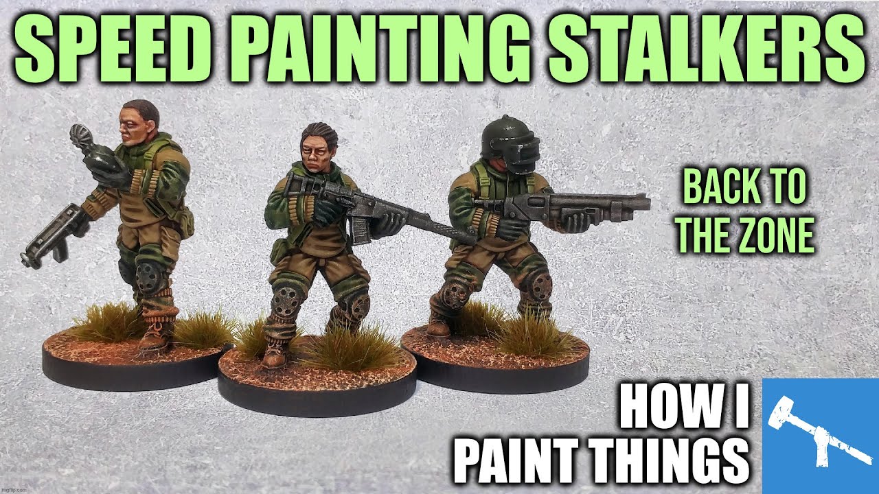 Back to the Zone: Speed Painting Anvil Industry STALKER types [How I Paint Things]