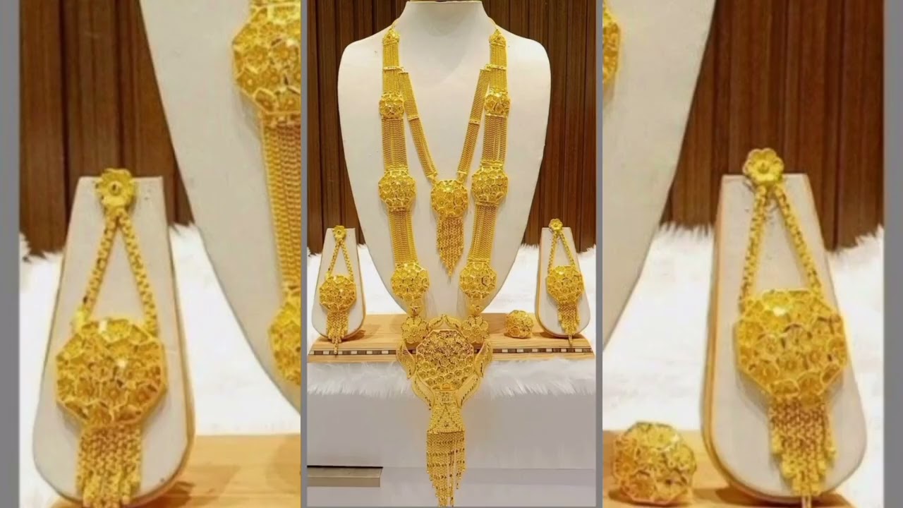 Gold neckless designs ✨