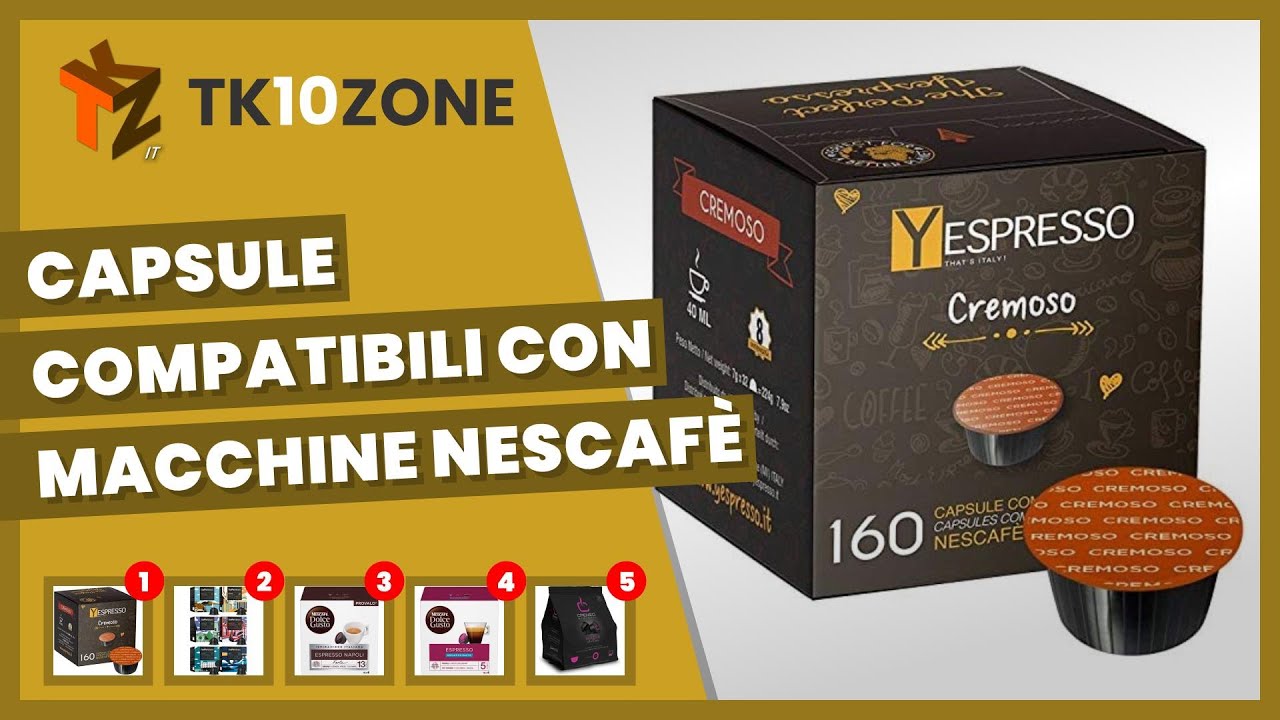 Le 5 migliori capsule compatibili con macchine Nescaf&eacute;