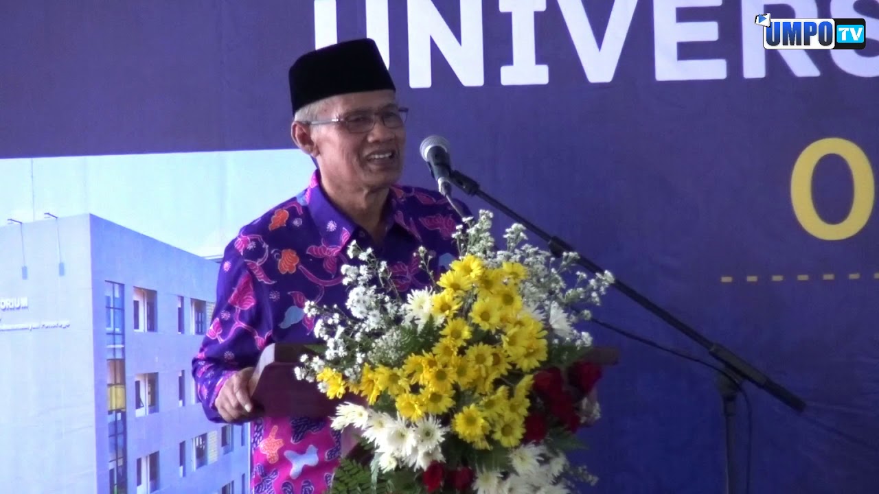 Pidato Sambutan oleh Pimpinan Pusat Muhammadiyah Dr. H. Haidar Nasir, M.Si.