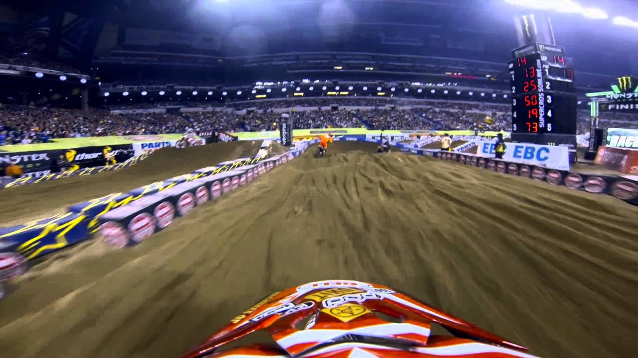 GoPro HD: Kyle Peters Main Event 2013 Monster Energy Supercross from Indianapolis