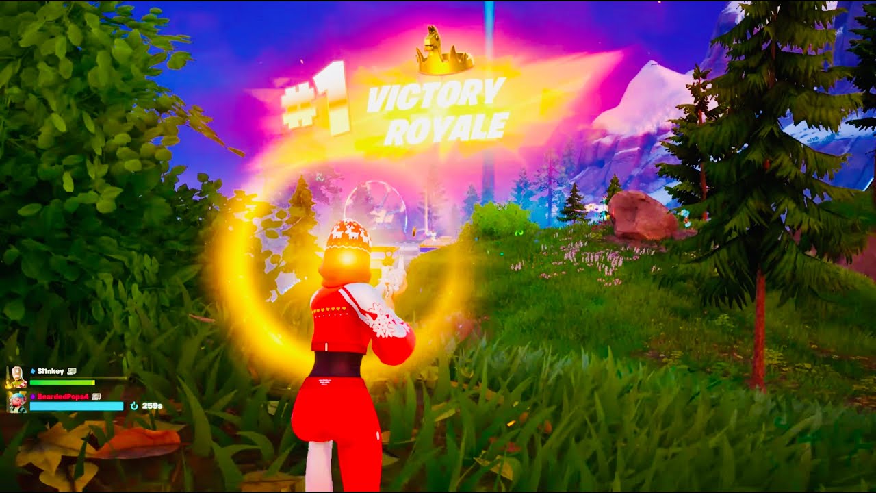 Fortnite Winning in Zerobuild Squads