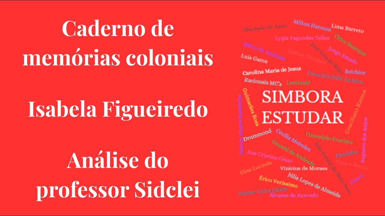 CADERNO DE MEMÓRIAS COLONIAIS - ISABELA FIGUEIREDO - VESTIBULAR UFGD 2026