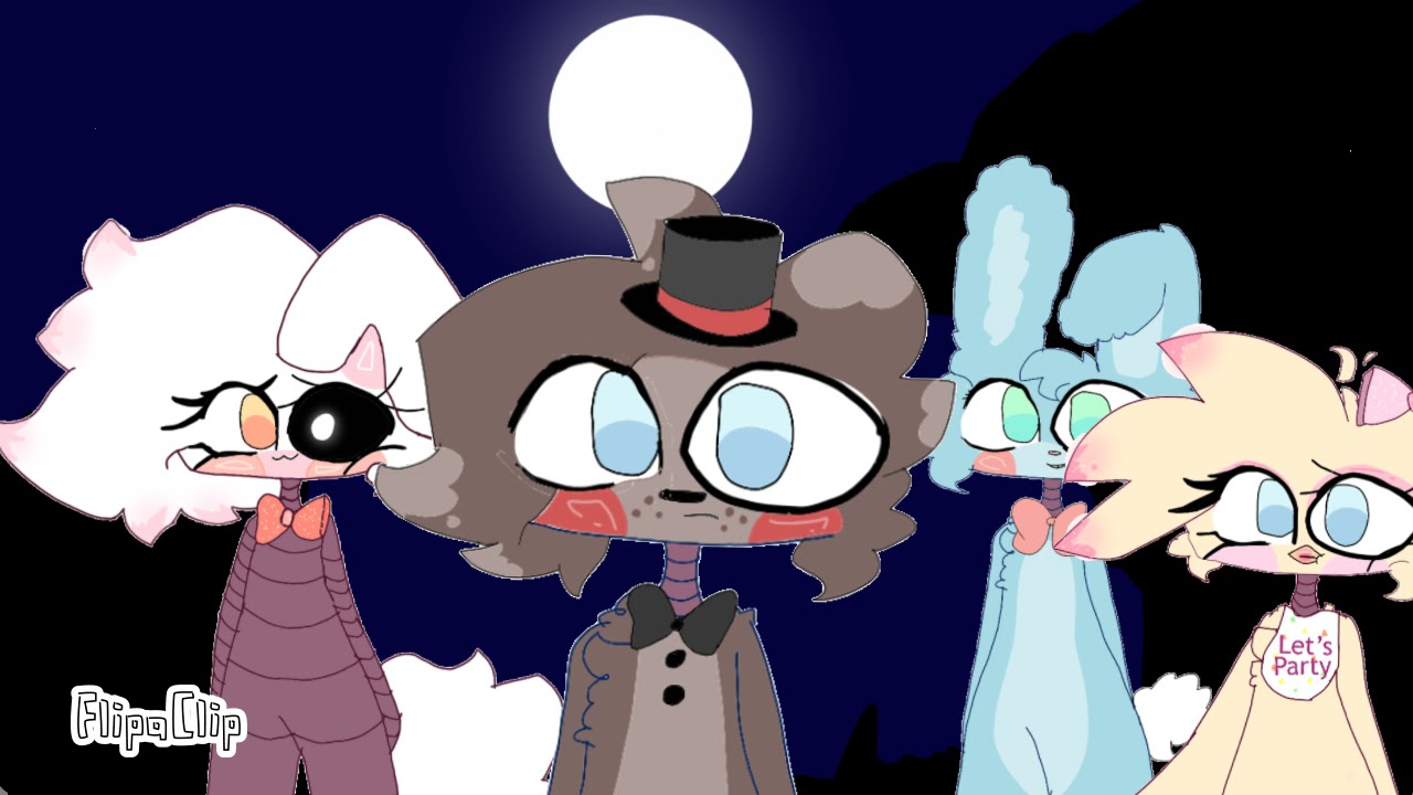 fangle part 1fnaf animation Mangle  x foxy (old cringe)