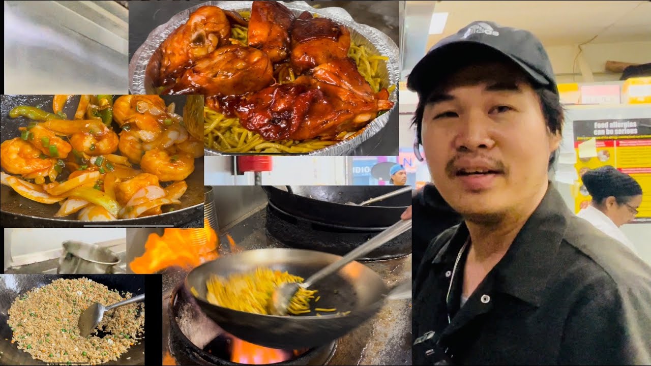 Cooking Guyanese Chinese food with Chef Fay at Medina Halal Restaurant, New York