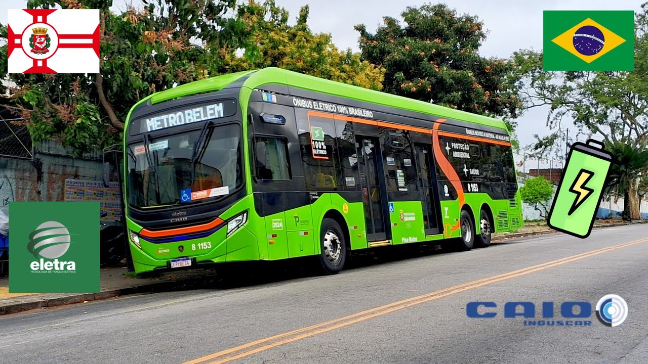 SPTrans | Viagem de ônibus 100% elétrico na linha 702C Jardim Bonfiglioli X Metrô Belém
