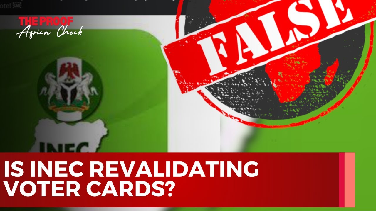Is INEC Revalidating Voter Cards?