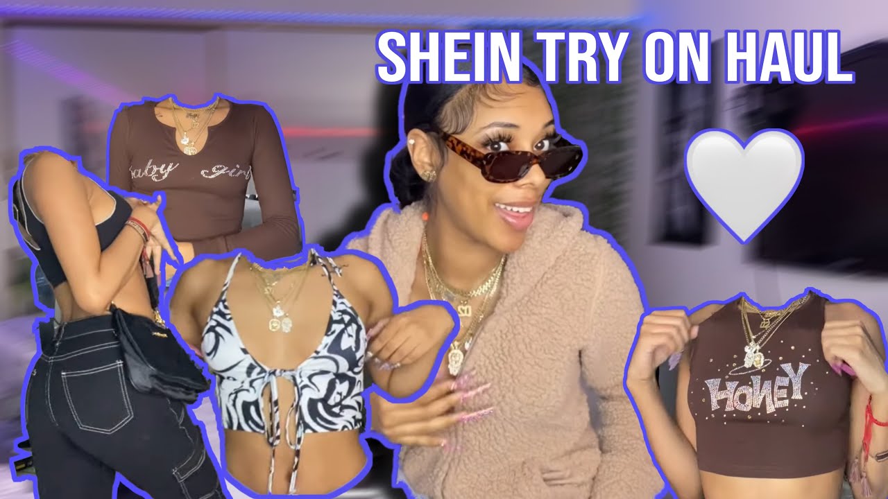HUGE SHEIN TRY ON HAUL‼️ GLASSES, SHOES, PURSES, JEANS, CROP TOPS, JACKETS +MORE | Golden.toned 🦋✨