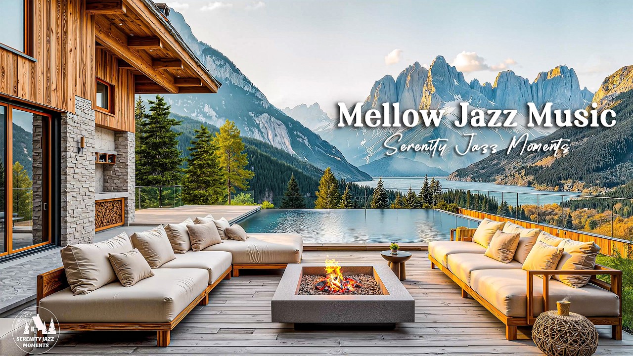 Mellow Jazz Music In A Luxurious Balcony Space In The Early Morning - Melodious Jazz For A Good Mood