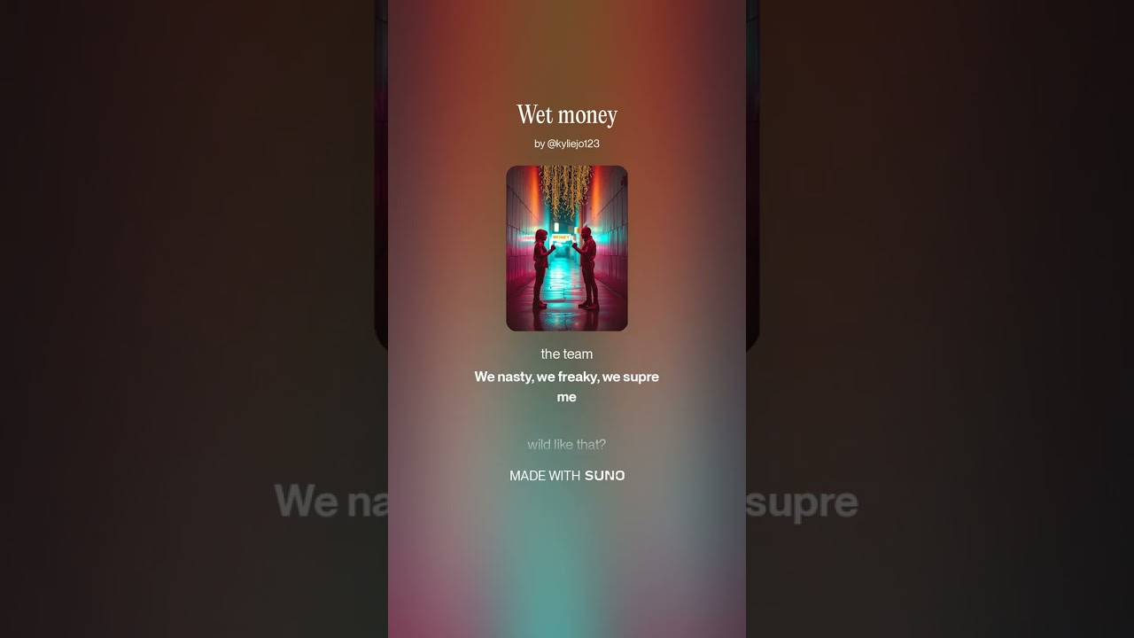 Wet money 