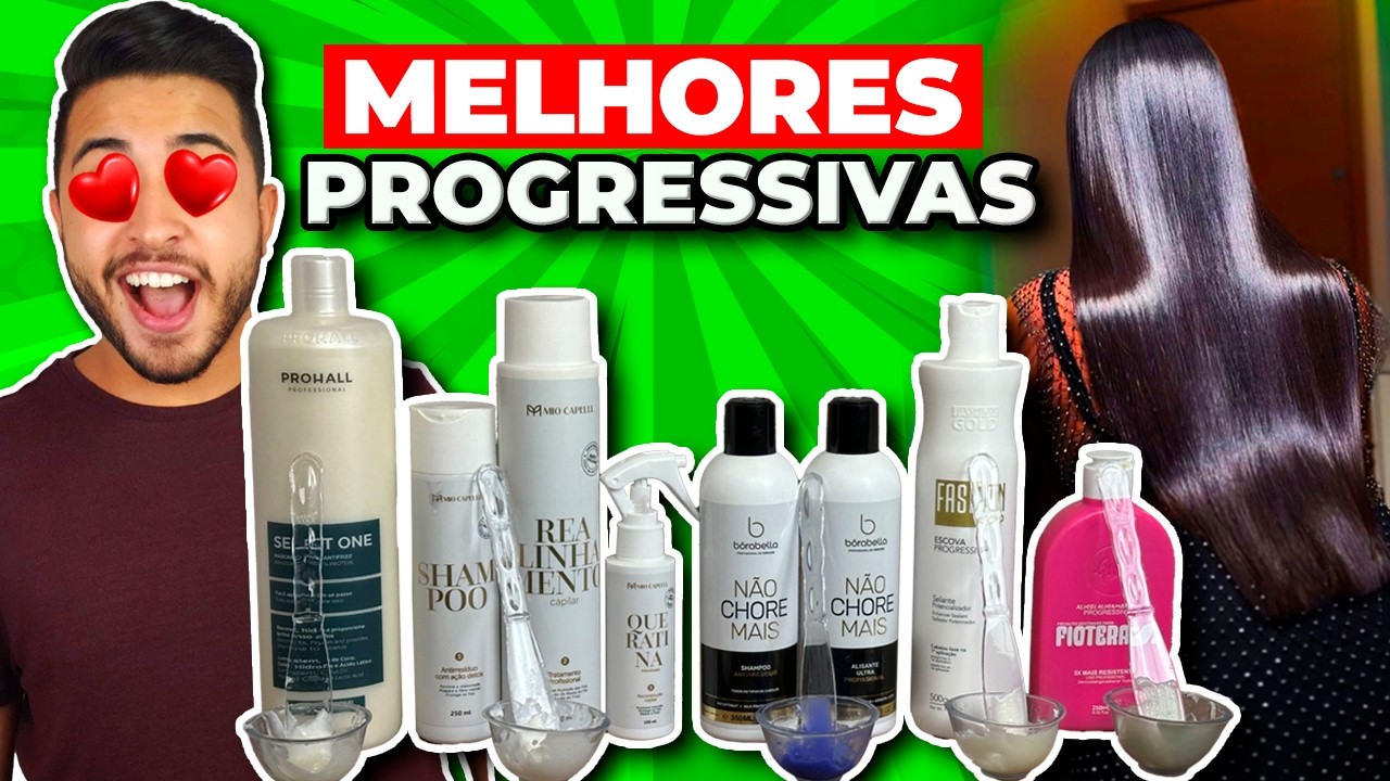 As 5 Melhores Progressivas sem Formol que REALMENTE Alisam (Sem Enganar!)