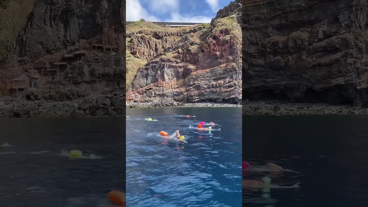 Swimming in Calhau da Lapa, one of the Hidden Gems of Madeira Island 🤩