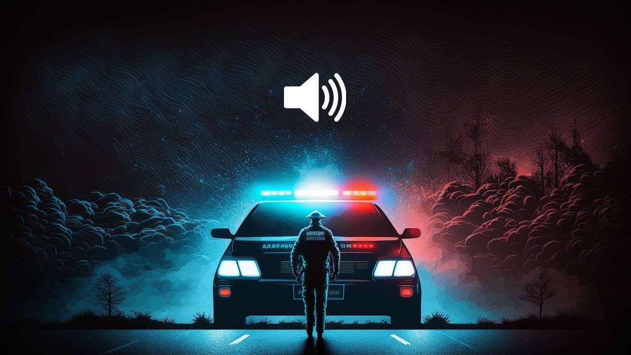 Police Alarm Siren Sound Effect SFX Cop Car | Free Stock Footage