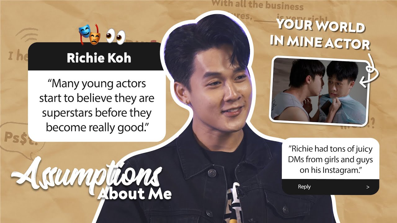 🗣 Richie Koh on Inappropriate DMs, Breakout Role & Being a Mama's boy? | ASSUMPTIONS ABOUT ME