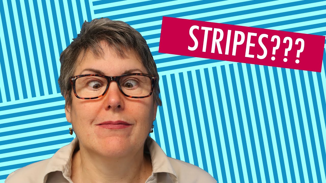 🧵✅WHAT'S IN A FABRIC LINE? - What to do with Striped Fabric