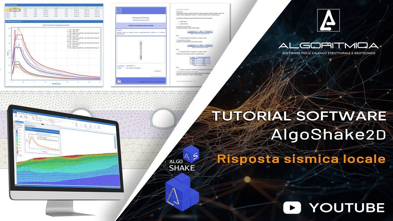 Tutorial AlgoShake2D  - Esempio pratico di analisi di risposta sismica locale monodimensionale