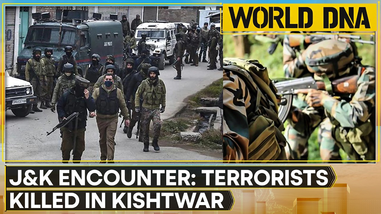 Jammu Kashmir Encounter: Terrorists Killed in Jammu & Kashmir’s Kishtwar Amid Delhi Red Alert |WION