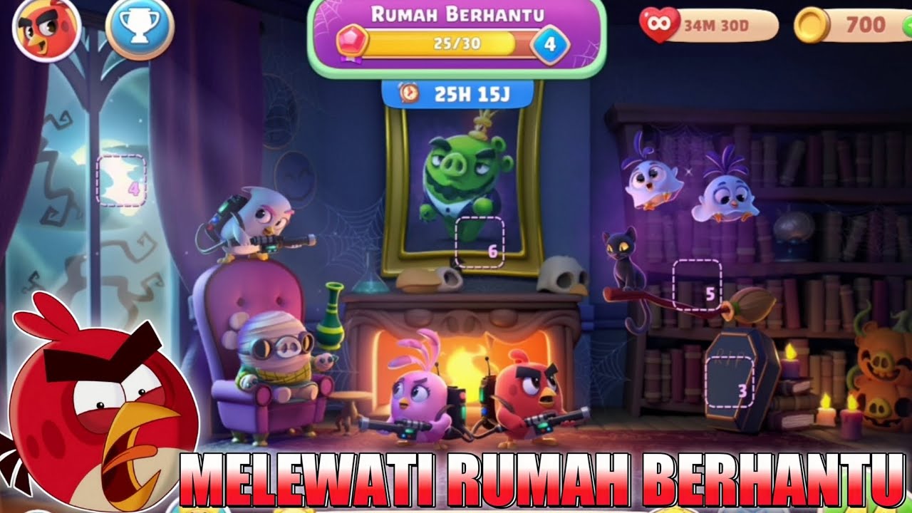 MENARA RUMAH BERHANTU INI MEMBUAT OTAK JADI STREZ😱||ANGRY BIRDS INDONESIA🇮🇩