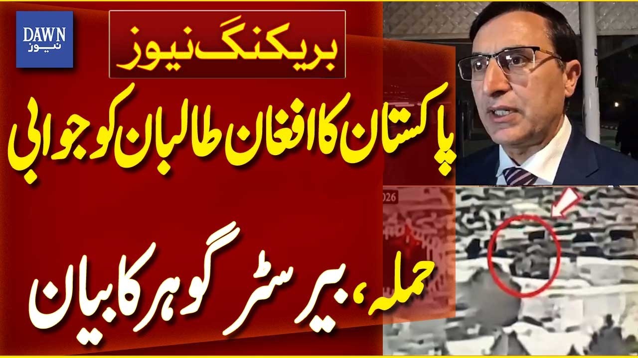 Barrister Gohar Comments on Pakistan’s Retaliatory Strike on Afghan Taliban | Dawn News