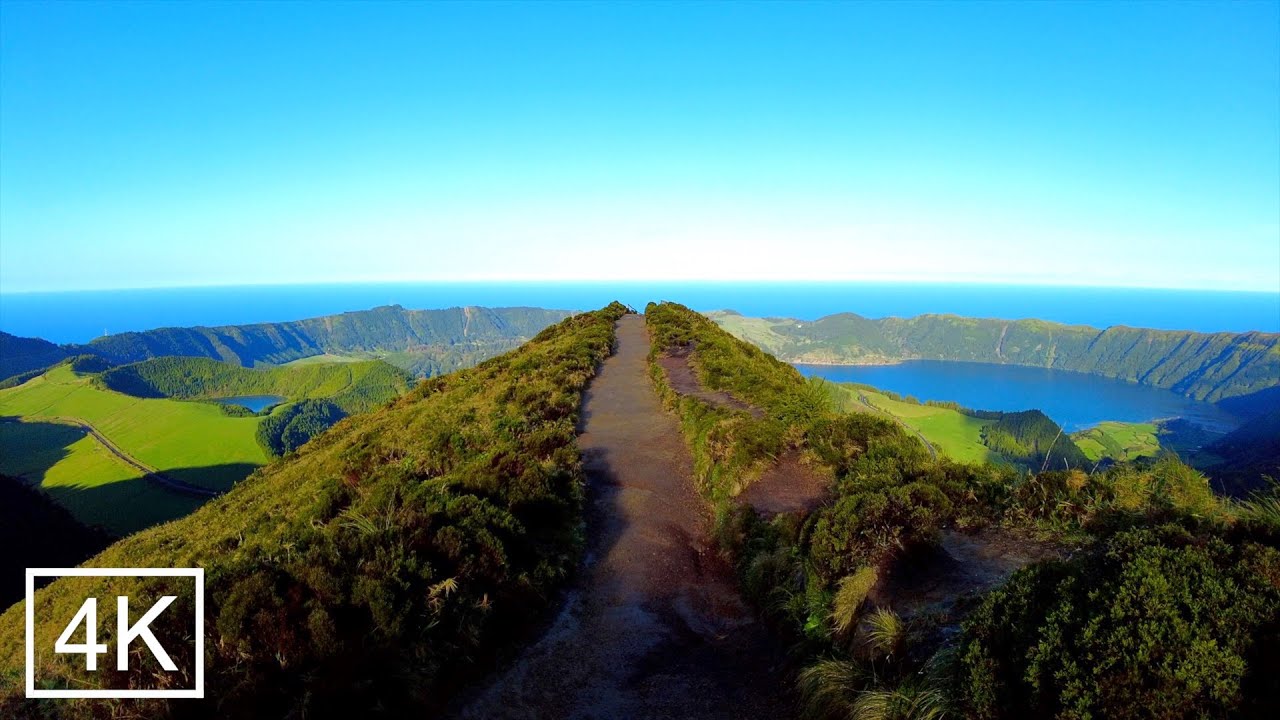 AZORES Islands Portugal - Miradouro Grota do Inferno - São Miguel Portugal 4k 🇵🇹