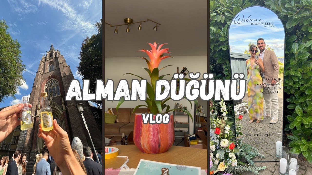 ALMAN ARKADAŞLARIMIZIN DÜĞÜNÜ | Benimle 2 Gün, Düğün Hediyesi