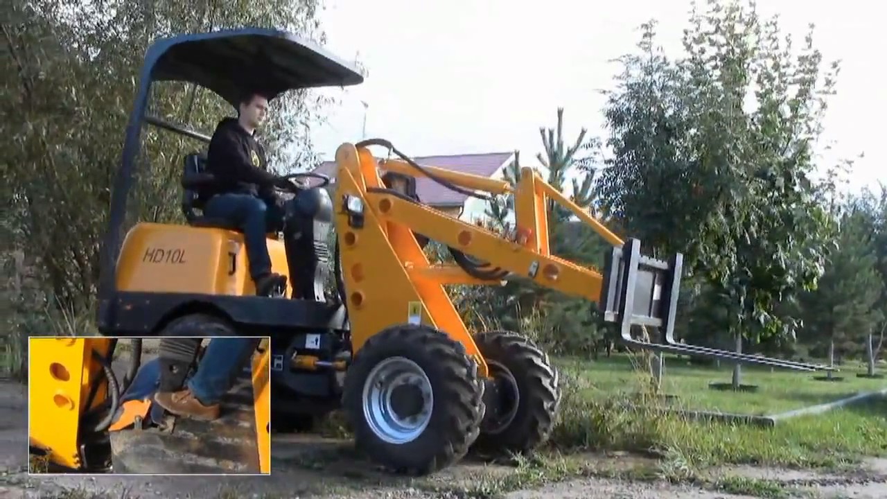 Мини погрузчик Hysoon HD10L