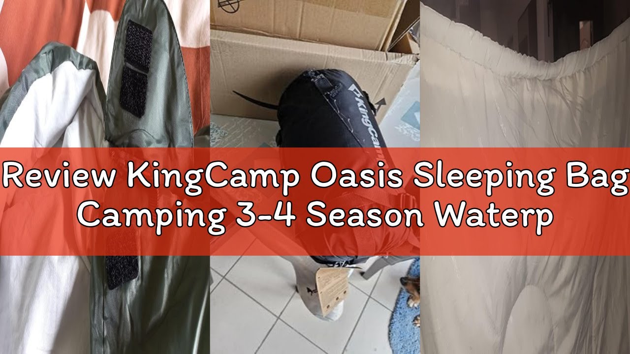 Review KingCamp Oasis Sleeping Bag Camping 3-4 Season Waterproof Lightweight Single for Children & A