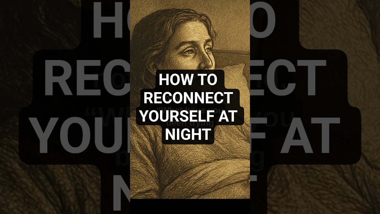 How to Reconnect with Yourself at Night #BurnoutRecovery