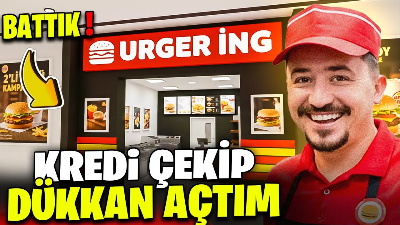KREDİ ÇEKİP HAMBURGERCİ DÜKKANI AÇTIM - Mall Simulator 4. Bölüm