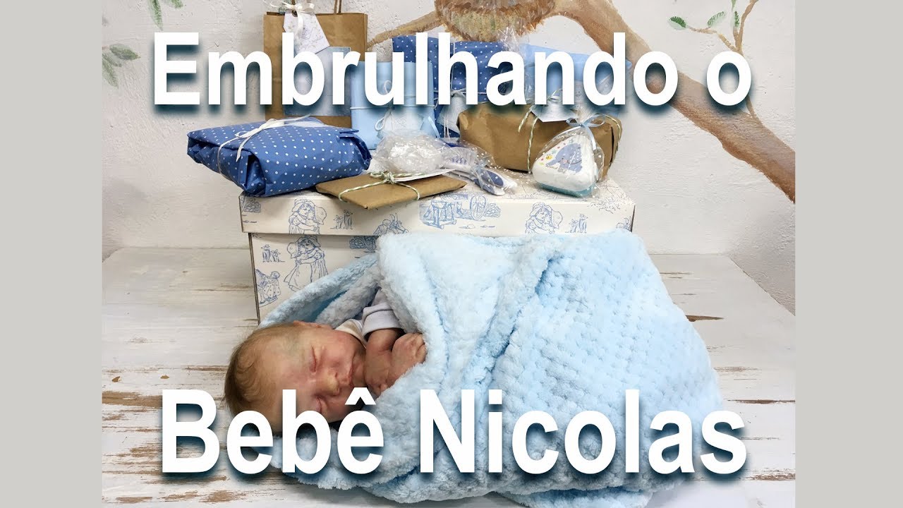Embrulhando Bebê Nicolas - Box Packing Reborn (ASMR)