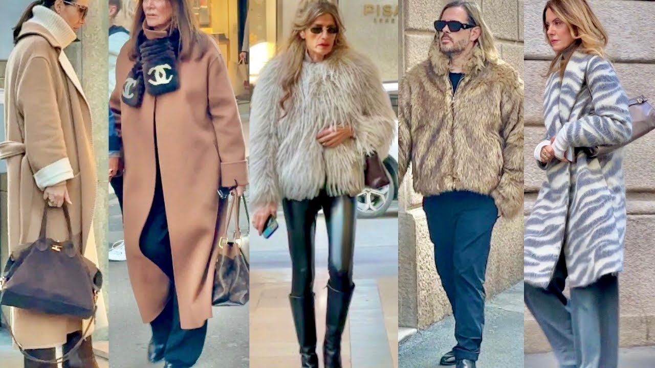 T+6 C❄️CASUAL WINTER OUTFITS 2026 🛍️JANUARY MILAN STREET FASHION. SHOPPING VLOG #vanityfair 
