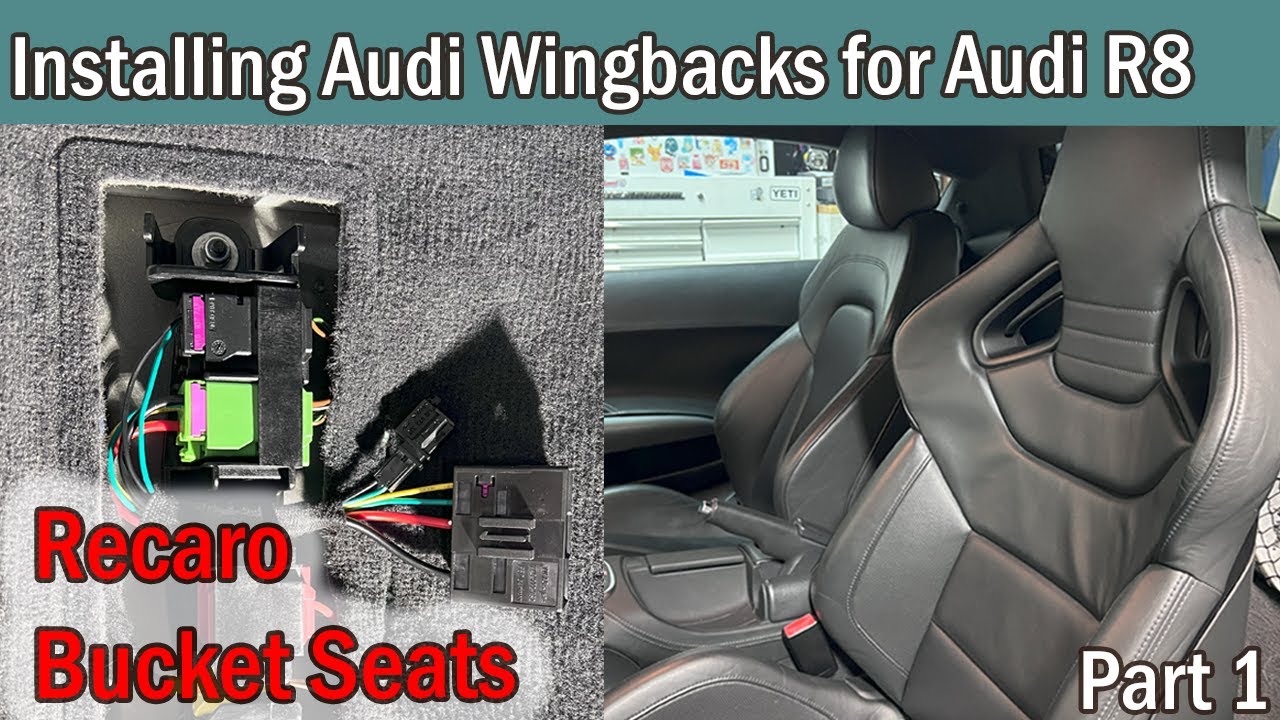 How To Install Audi S3 Wingback Seats for the Audi R8 - Part 1