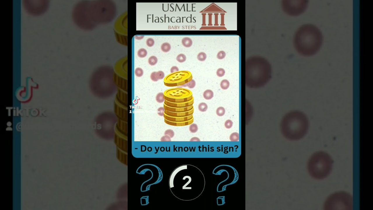 Rouleaux formation #usmle #hematology #flashcards