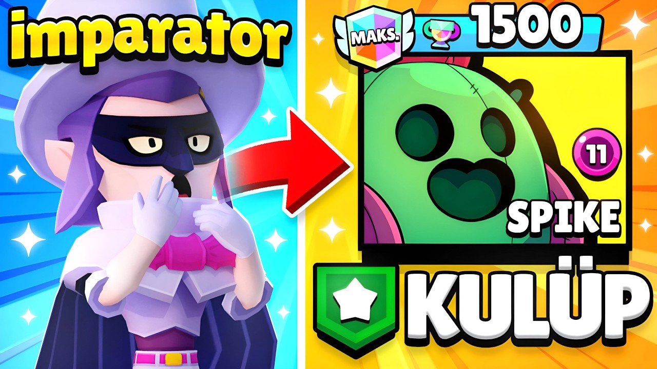 Kulüp Arkadaşlarımın EN YÜKSEK KUPALI Karakterine Dönüşüyorum! 😱 | Brawl Stars