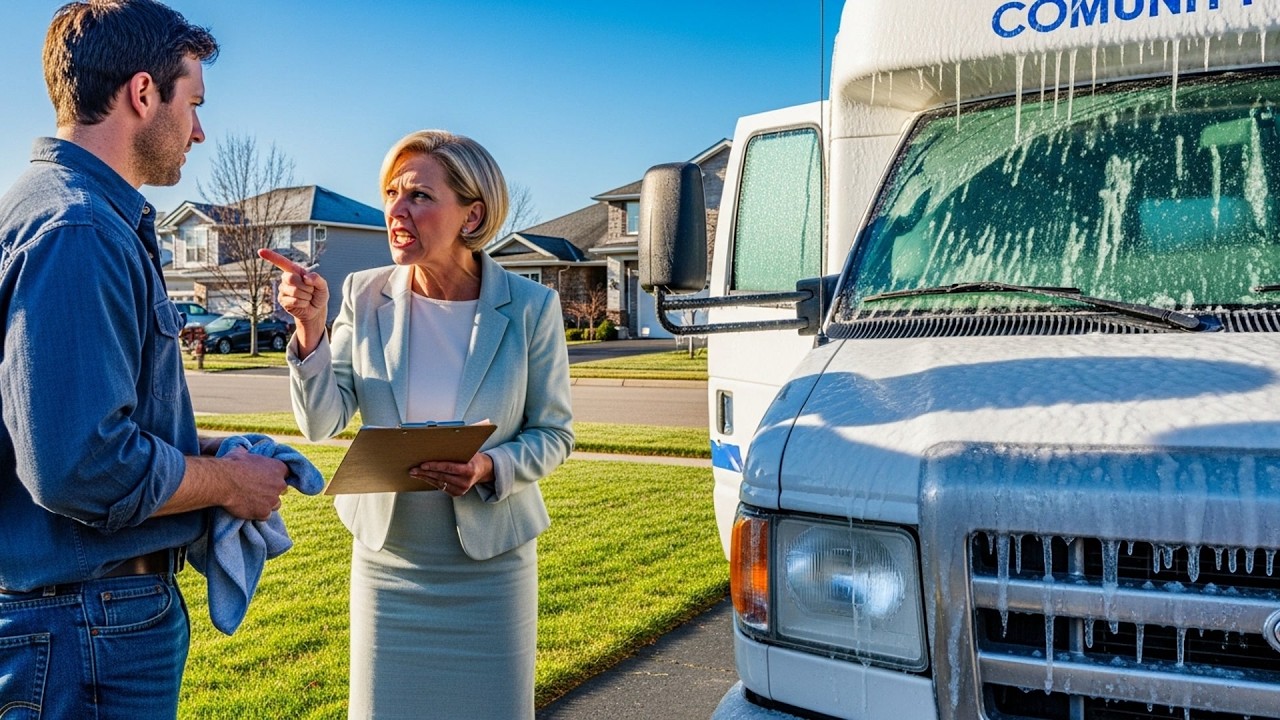 HOA Demanded I Give Them Antifreeze, I Refused And Their Community Van Froze Solid Overnight
