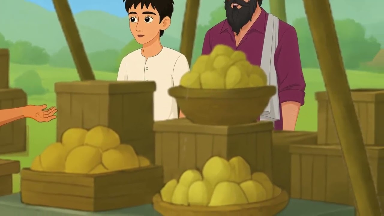मूर्ख राजा का अजीब न्याय | साधु और लालची चेले की मजेदार कहानी | Hindi Cartoon Story📄