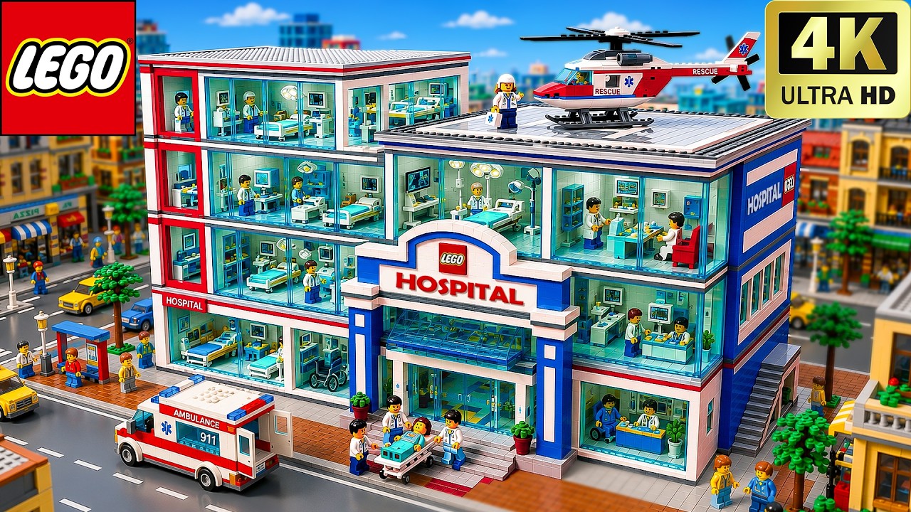 Epic LEGO Hospital Build🏥| LEGO Creative Toys