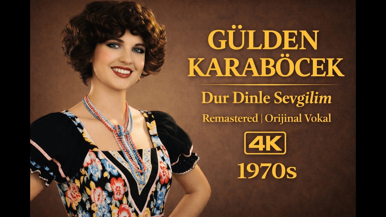 Gülden Karaböcek - Dur Dinle Sevgilim (Remastered | Orijinal Vokal | 4K)