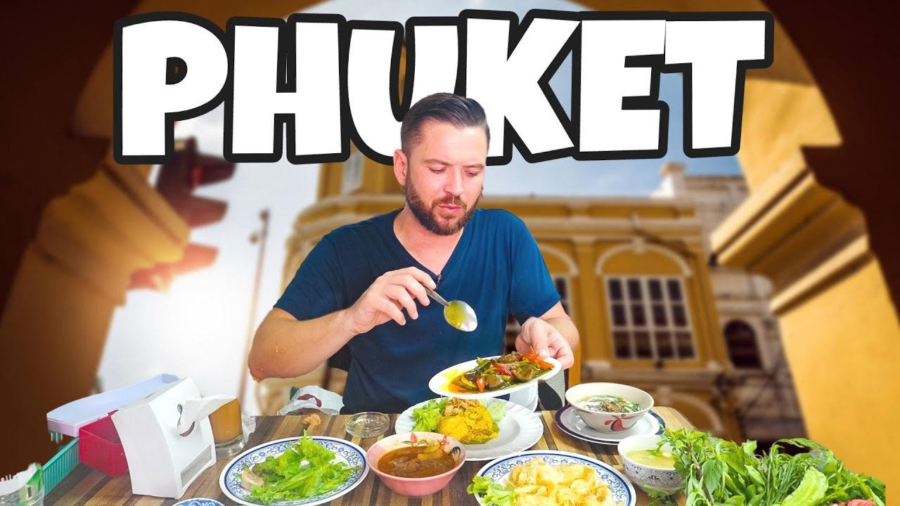 Incredible LOCAL THAI FOOD in Phuket Old Town 🇹🇭 End of the Phuket Floods