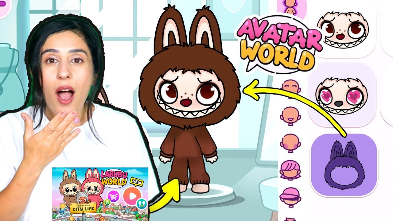 AVATAR WORLD LABUBU AİLEM YENİ EVİNDE ESRA GAMES