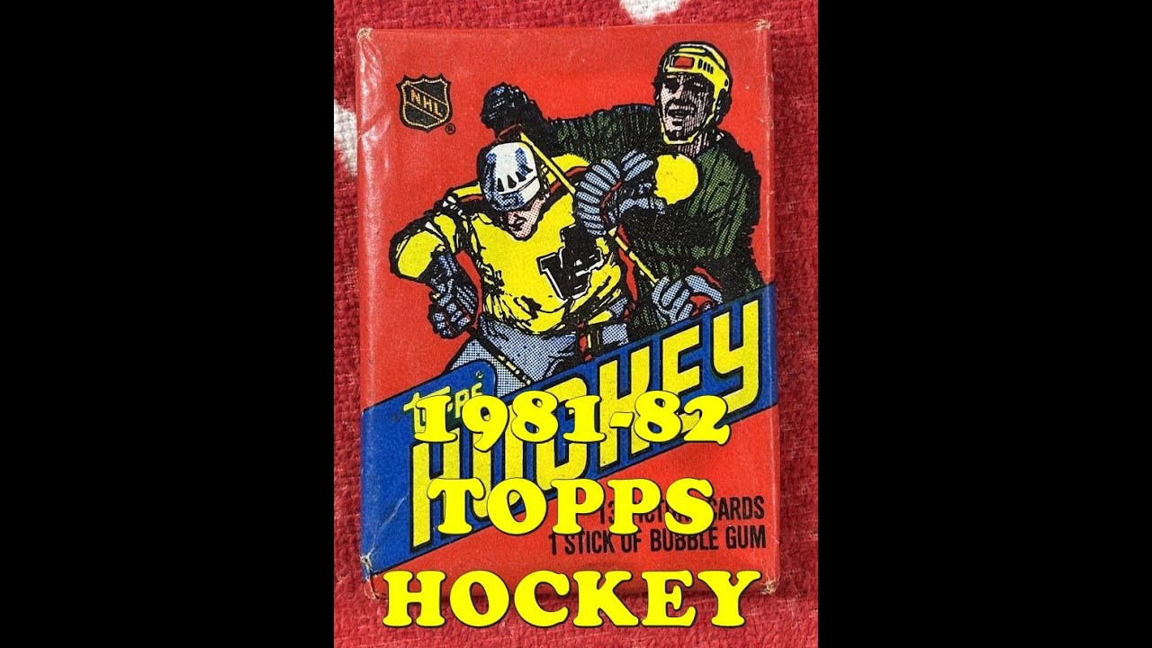В этом наборе хоккейных карточек Topps сезона 1981-82 годов я нашел новичка команды Wizard!