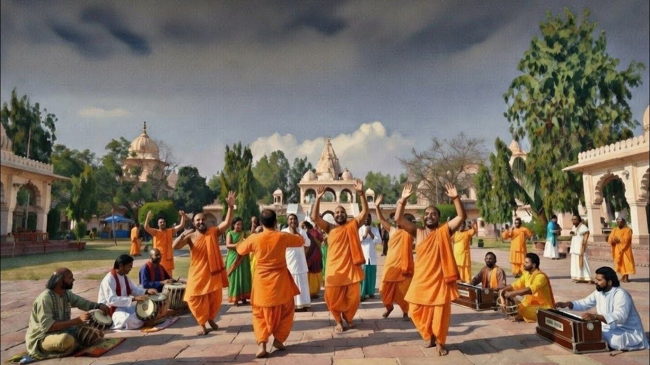 HAREKRISHNA MAHAMANTRA | ISKCON TEMPLE VIBING KIRTAN | GAURA NITAI | PEACEFUL AND DIVINE 