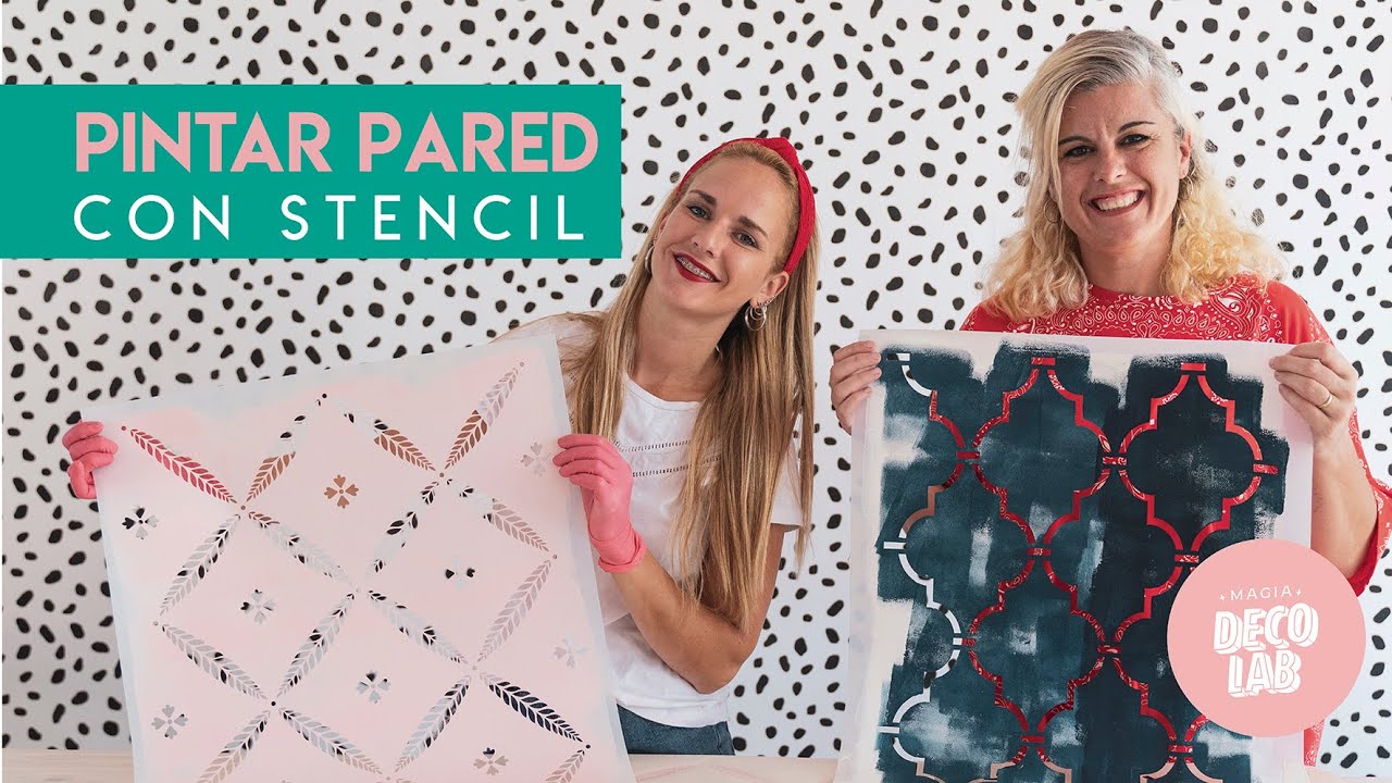 Mini curso de: PINTAR PARED CON STENCIL